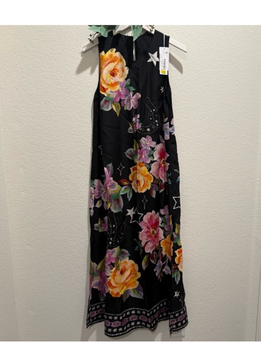 NWT JOHNNY WAS JADE KAROLINA TEA LENGTH DRESS - Picture 10 of 13